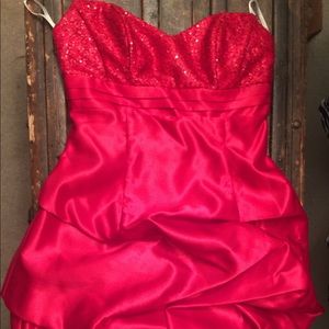 Jessica McClintock prom or cocktail dress.